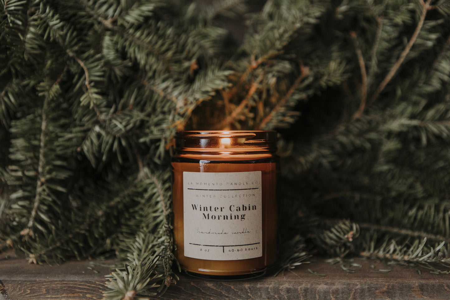 Winter Morning Cabin